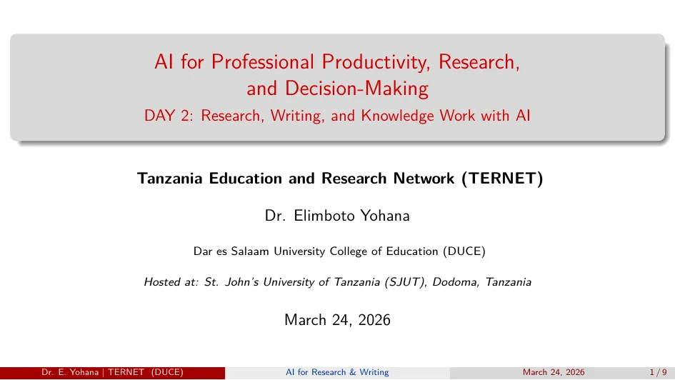 Day 2 — Research & Writing